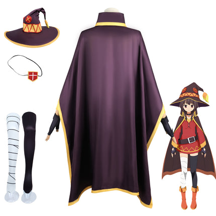 Blessing for a better world cos suit Huihui cosplay suit magic robe Halloween play suit full set