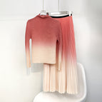 Orange red skirt 90cm / All yards