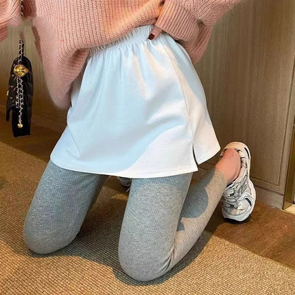 Decorative Skirt Women's Sweater Bottoming Inner Artifact Joker Small Fart Curtain False Two-Piece Stacked Bottom Ham Covering Butt Curtain