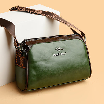 Cross-border Fashion Women's Bag New Retro Double-sided Pillow Bag Light Luxury Internet Popular Shoulder Bag Crossbody Bag