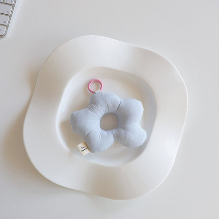 Korean Style Ins Style Original New Hollow Cream Flower Pendant Cute Milk Huhu Creative Bag Hanging Ornaments