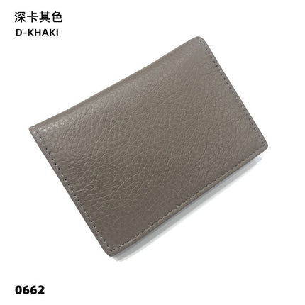 in stock Japanese classic high-rise leather business card bag head layer cowhide business large capacity Japanese business card bag wholesale