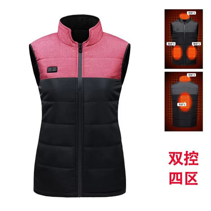 New winter electric heating vest for men and women household warm and comfortable constant temperature heating vest factory cross-border wholesale