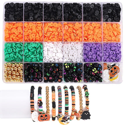 Halloween Style Soft Clay Pieces DIY Jewelry Accessories Kit Bracelet String Earrings Accessory Pack Wholesale Jewelry