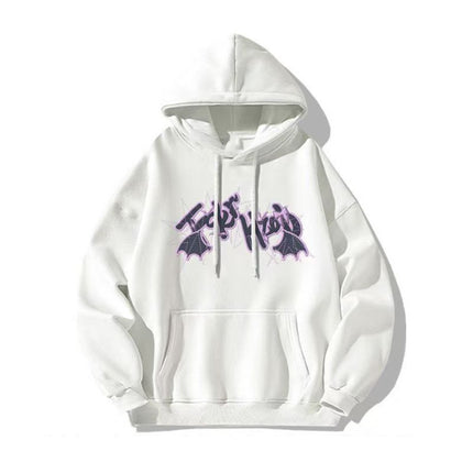 High-End Men's and Women's Long-Sleeved Ins-Style Tops, Special Couple Wear, Autumn and Winter Velvet Hooded Sweatshirts, Trendy Brand Class Uniforms