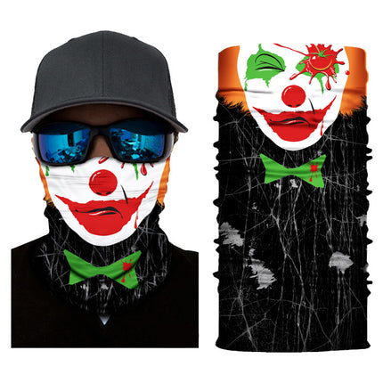 Xunhui Pattern Printing Series Seamless Magic Headscarf Windproof and Sunproof Cycling Mask Sports Neck Scarf Camouflage
