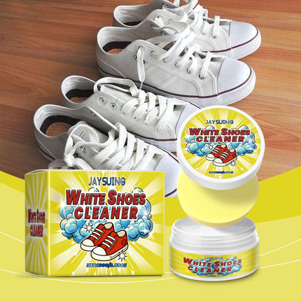 Jaysuing Shoe Cleaning Paste Gentle Cleansing, Removes Dirt, Prevents Dust, Renews Shoes, Universal Cleaning Paste