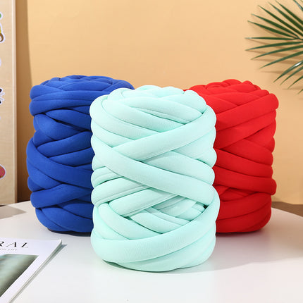 Knitting Yarn Ball Dopamine Color Chunky Yarn Blanket Cat Bed DIY Yarn Ball for Crochet