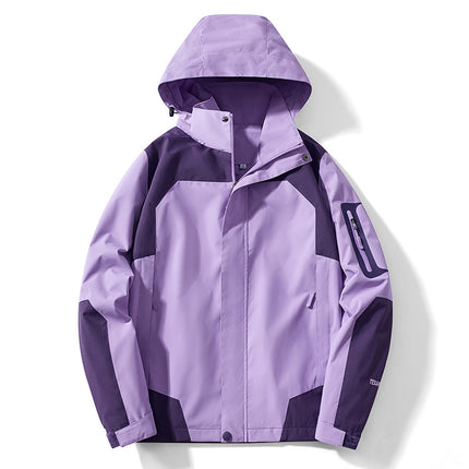 Cross-Mirror Outdoor Single-Layer Jacket for Women, Spring & Fall Thin Windproof and Waterproof Mountaineering Jacket, Jacket for Men