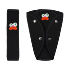 Ice silk black: orange mouth monster set [fixer + shoulder guard]