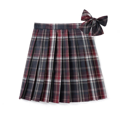 Underwear Safety Lining Anti-Exposure Plaid Pleated Skirt Short Skirt High Waist Skirt School Uniform Class Uniform Garden Uniform Uniform Work Clothes
