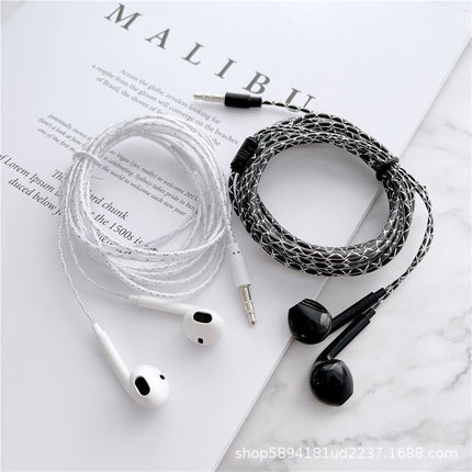 Headphone Wired Extension Cable 2m In-Ear Computer Host Round Hole Jack Mobile Phone Universal Headphone Cable Monitoring