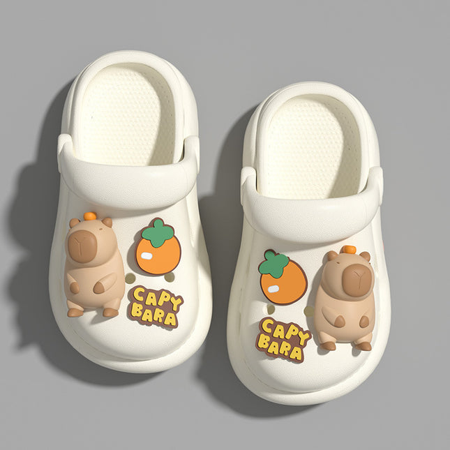 Kapibala Children's Cave Shoes New Summer Boys' Dung Sense Parent-Child Non-Slip Slippers Baby Girls' Sandals
