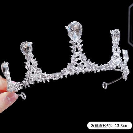 Birthday Crown Girls Headwear Kidsren Princess Classy Crown Girls Hairpin Hairband Little Girl Hair Accessories Headband