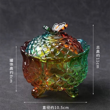 Natural Crystal Purification Degaussing Bowl White Crystal Degaussing Stone Gravel Container Yushou Salt Ware Gem Glass