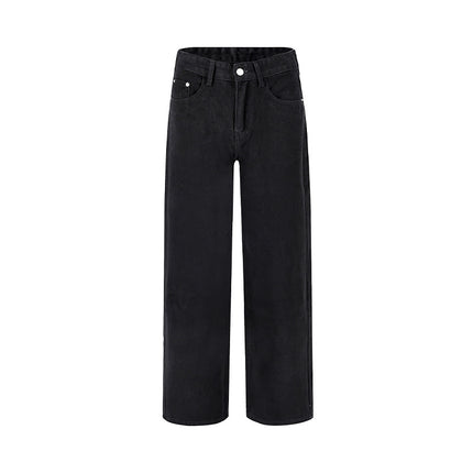 Jiamu2025 Autumn 6 Colors Straight Loose Neutral Jeans for Men and Women Trendy Simple Versatile American Casual