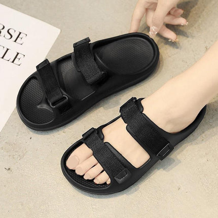 Plus Size Slippers Men's Summer Outer Wear 2025 New Eva Deodorant Anti-Slip Men's Thick-Soled Sandals Trendy Slippers