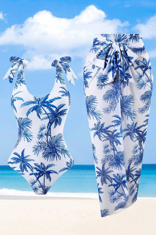 Plus Size Printed Swimsuit Women / Maillot Imprimé Grande Taille Femme