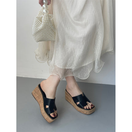 2026 Summer New European and American Fashion Thick-Soled Platform Women's Shoes Open-Toe Sexy Sandals