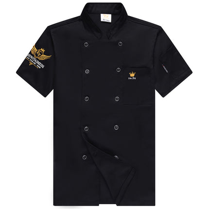 Factory wholesale chef clothing short sleeve chef overalls men and women summer catering teahouse hotel kitchen tooling long sleeve