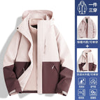 96888 women's model - mude color brownish red [three-in-one detachable / S
