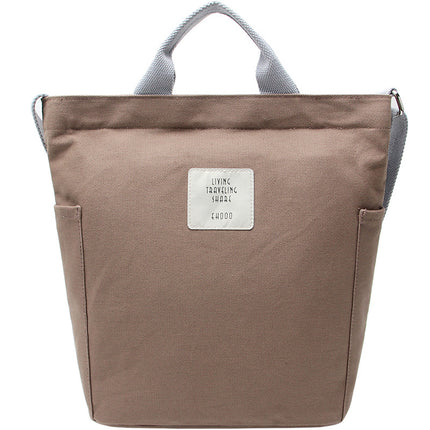 Factory Direct cotton color portable canvas bag shoulder bag female campus versatile large capacity messenger bag student bag