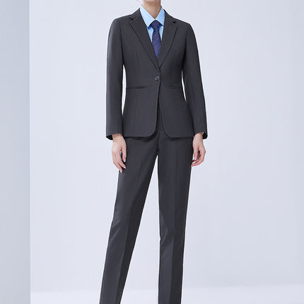 High-end suit suit female professional formal suit bank business suit temperament tooling sales department front desk work clothes autumn