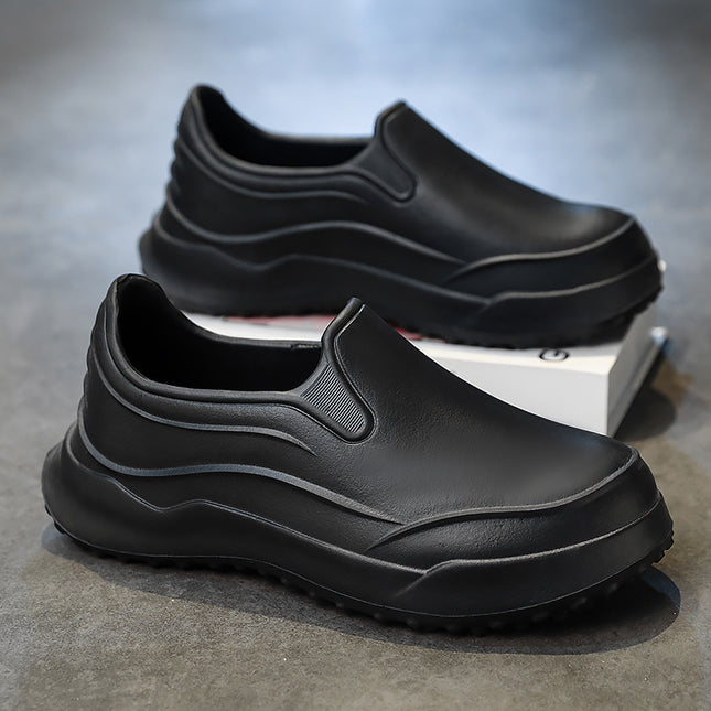 Chef's Shoes, Four-Season Kitchen Special Work Shoes, Hotel Wear, Waterproof, Non-Slip, Oil-Proof, Soft-Soled, Lightweight Labor Protection Shoes Wholesale