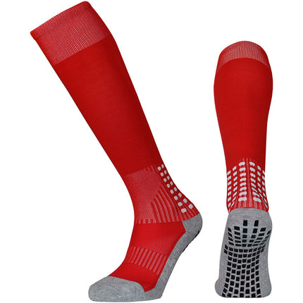 Adult Thickened Towel-Soled Long Tube Soccer Socks for Practical Professional Matches, High Tube Sports Socks, Wear-Resistant and Breathable