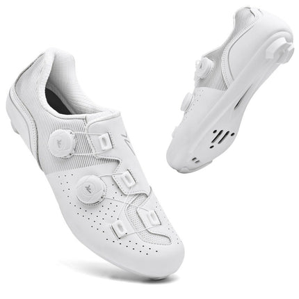 Cycling Shoes Outdoor Riding Shoes Non-Lock Rubber Sole Road Sole Mountain Sole Outdoor Cross-Border Popular Double Buckle Lock Shoes