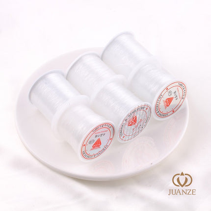 Non-elastic transparent fishing line ring winding braided line small roll crystal line ring fishing line diy handmade