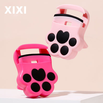 Xixi Mini Cat Claw Eyelash Curler Natural Curling Small Portable Beginners Easy to Start Student Fair Price