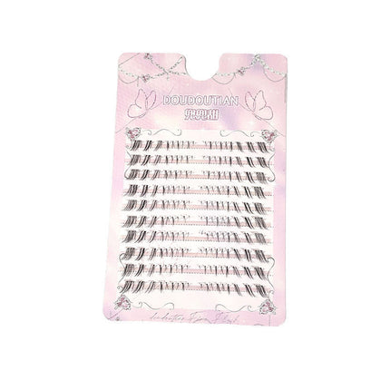 Sweet and Moist Lower Eyelash Extensions with a Fox-Like Slant, Faux Dramatic Atmosphere Eyelashes