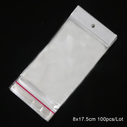 Wholesale Opp Bags Self-Adhesive Bags DIY Handmade Small Jewelry Packaging Bags Transparent Self-Sealing Plastic Bags