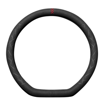 Car Steering Wheel Cover for All Seasons, Suede Leather, Super Fiber Material, Sweat-Absorbent, Non-Slip Car Handlebar Cover, Return to Standard