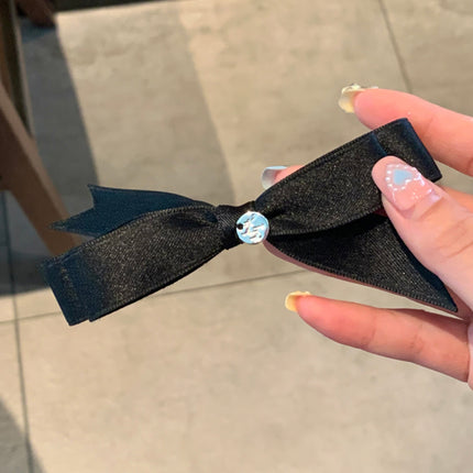 Korean Style Sweet Bow Hairpin Women's 2023 New Duckbill Clip Back Head Hair Accessories Headwear Hairpin Side Clip