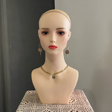 New Anime head model cos wig model head earrings jewelry hat display wig shop High-looking simulation man