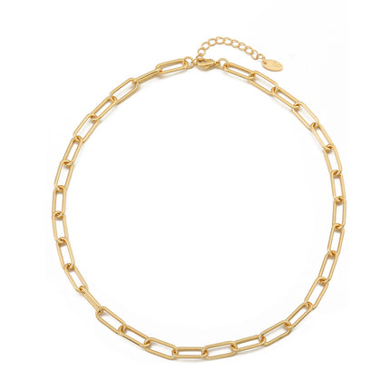 Lishan Versatile Bowknot Accessories Titanium Steel Metal Chain Series Layered Natural Stone Necklace Clavicle Chain for Women