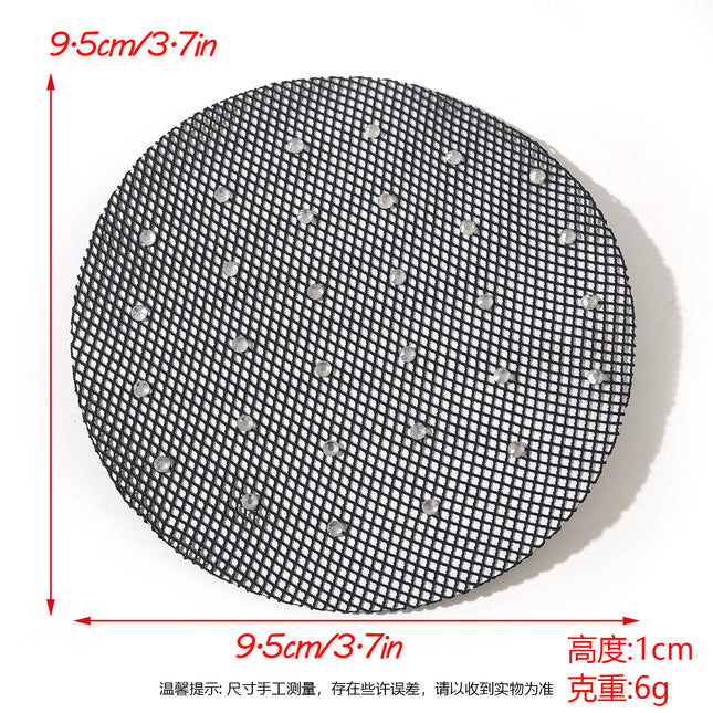 Bell-Shaped Basic Hair Net with Rhinestones, Daily Performance Bun Hair Styling Tool, High Elasticity Hair Net for Girls