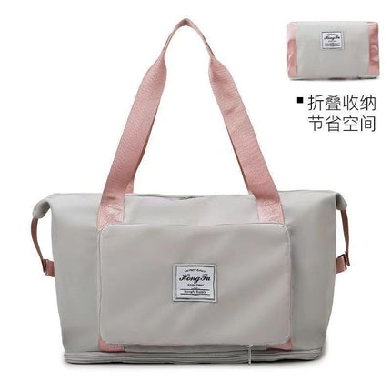 Travel Bag Women's Dry and Wet Separate Sports Shoulder Bag Foldable Storage Bag Gym Bag Men's Waterproof Luggage Bag