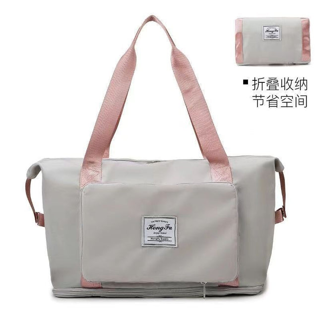 Travel Bag Women's Dry and Wet Separate Sports Shoulder Bag Foldable Storage Bag Gym Bag Men's Waterproof Luggage Bag