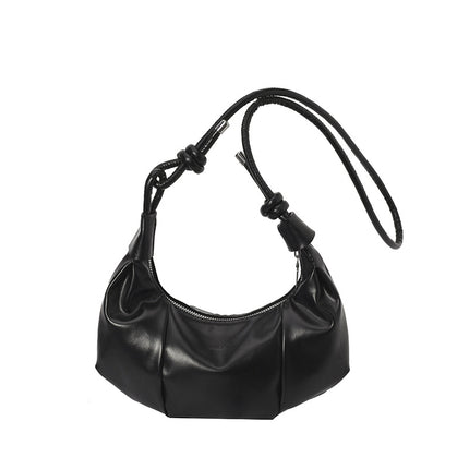 Casual Commuting Dumpling Bag Women's 2025 Summer New Trendy Fashion Shoulder Bag Pleated Relaxed Crossbody Bag