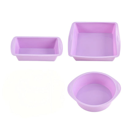 Food Grade Silicone Bread Chiffon Toast Mold Cake Pan Easy to Demould DIY Baking Silicone Cake Mold