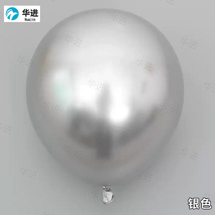 Cross-border wholesale 2.8g 12-inch metal balloon birthday decoration balloon wedding arrangement metal latex balloon