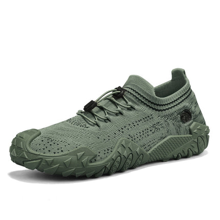 Light Luxury Designer 2025 Summer Style Douyin Live Broadcast Men's Shoes Socks Shoes Ultra-Light Sports Running Breathable Men's Shoes