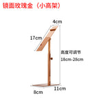 Mirror rose gold small shelf