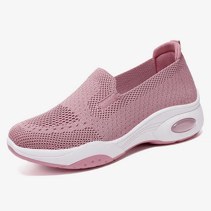 Women's Shoes 2026 Summer New Style Mesh Breathable Casual Slip-On Mesh Shoes Versatile Soft Sole Comfortable Mom Shoes