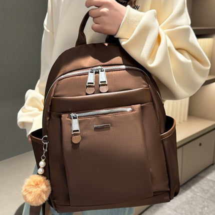 Cross-border Backpack New Travel Lightweight Bag Western Style Women's Travel Oxford Cloth Backpack Student Schoolbag