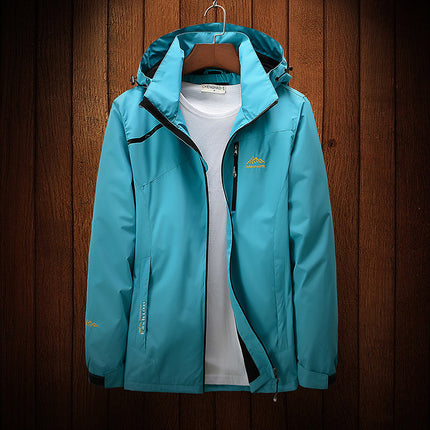 Outdoor jacket men's single-layer thin ski suit breathable wear-resistant couple mountaineering suit women's outdoor clothes 1898