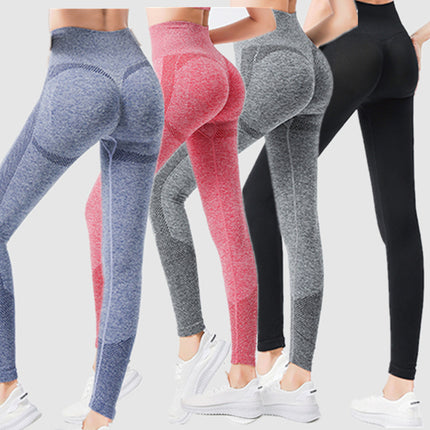 Tiktok Bundle High-Waisted Tight-Fitting Polka Dot Sports Leggings for Women, Elastic Peach Butt Fitness Yoga Pants